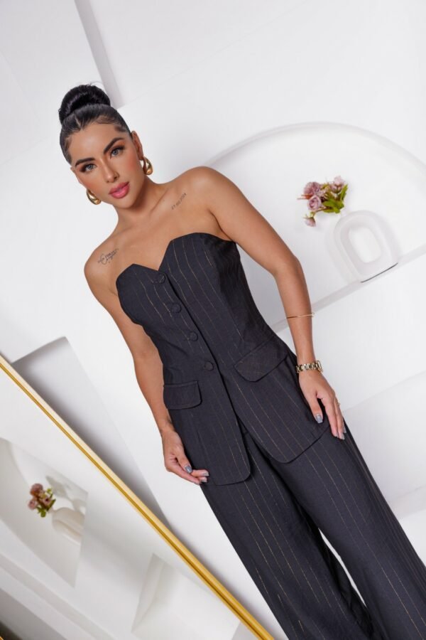 Conjunto Risca com Pantalona e Tomara que Caia cumprida - Image 2